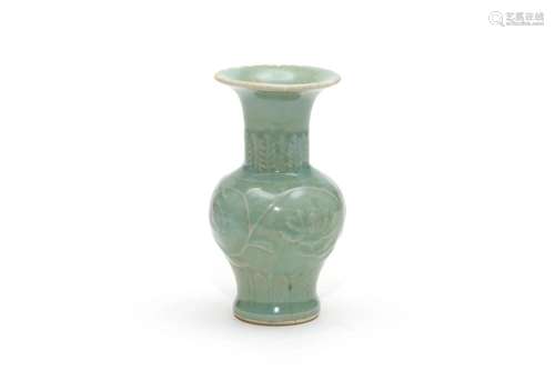 A Longquan Celadon Inter-Locking Branches Vase