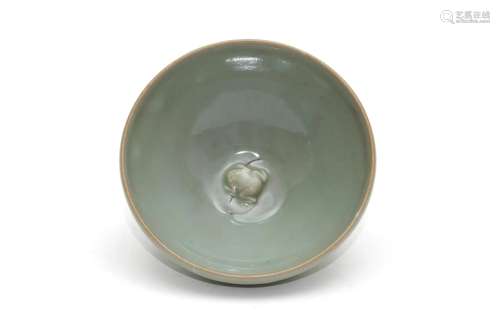 A Longquan Celadon Blossom Tea Bowl