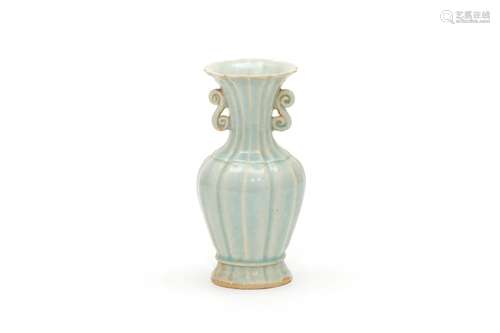 A Hutian Ware Celadon White Glazed Vase