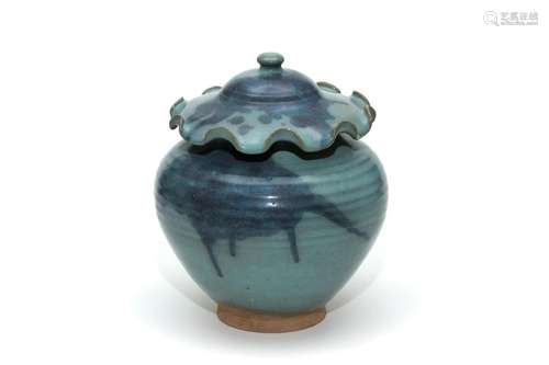 A Jun Ware Jar with Lid