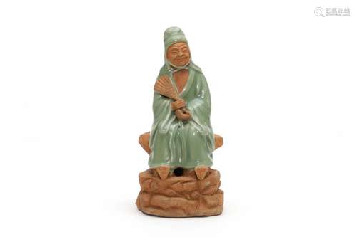 A Longquan Celadon Figure