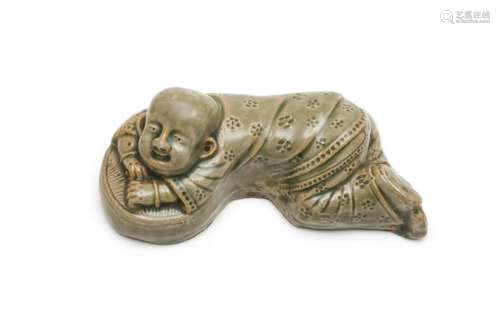 A Yaozhou Ware Child Pillow