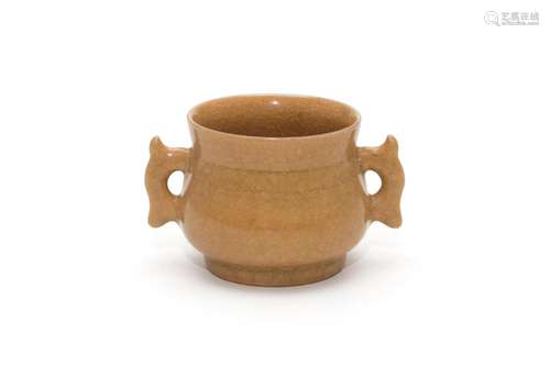 A Longquan Yellow Glazed Censer