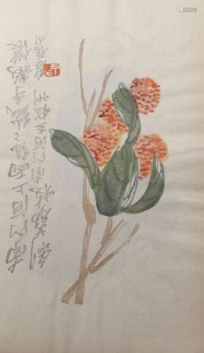 A CHINESE ALBUM OF PRINTS BY QI BAISHI 20TH CENTURY Comprisi...