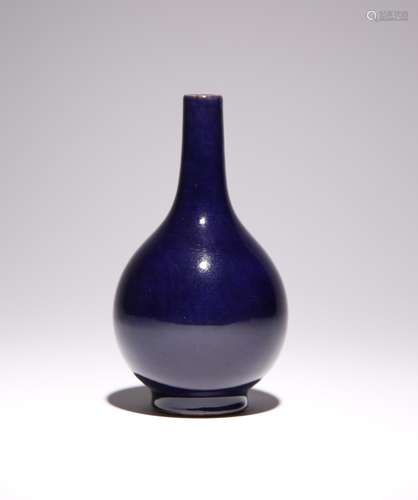 A CHINESE AUBERGINE GLAZED BOTTLE VASE KANGXI 1662-1722 The ...