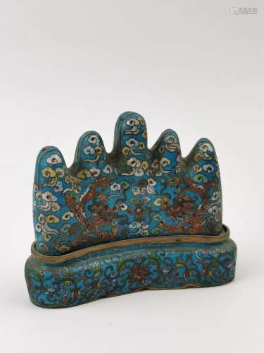 Cloisonne Rockery-shaped Brusher Rack