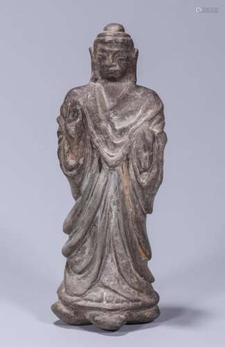 Pottery Buddha Statue