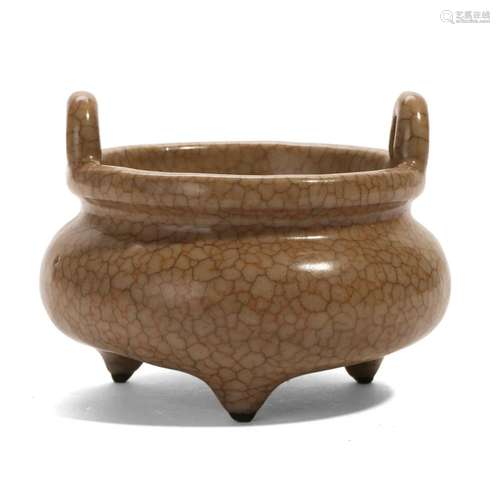 A 'GE' INCENSE BURNER