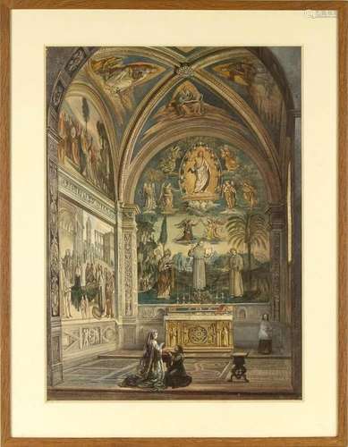 VINCENZO MARCHI (Rome, 1818 -1894): The Bufalini chapel