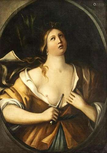 BOLOGNESE SCHOOL, 17th CENTURY: Suicide of Lucretia