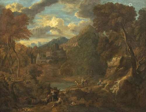 ROMAN SCHOOL, EARLY 18th CENTURY: Landscape with