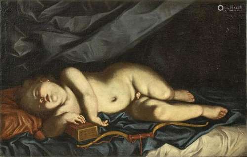 BOLOGNESE SCHOOL. 17th CENTURY: Sleeping Cupid