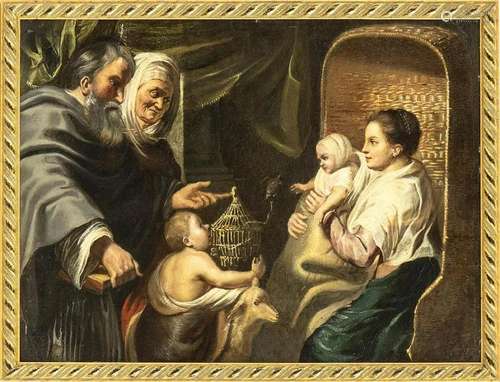 CIRCLE OF JACOB JORDAENS, 17th CENTURY: Madonna with