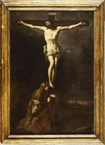 FOLLOWER OF GUIDO RENI, 17th CENTURY : Crucifixion of