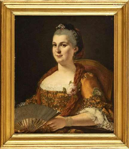 MARCO BENEFIAL (Rome, 1684 - 1764): Portrait of Lady