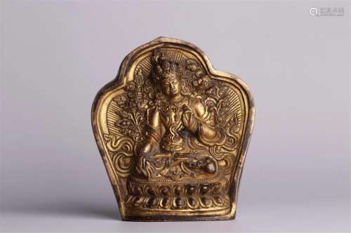 Gilded Copper Tara Statue