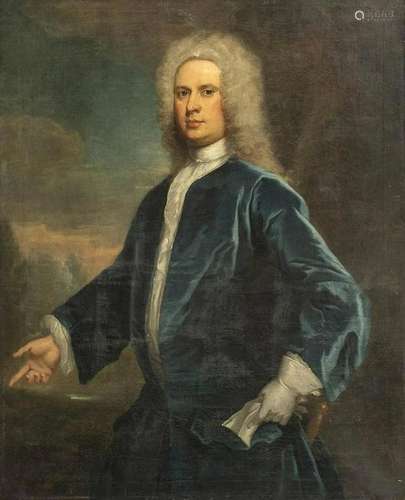 ENGLISH ARTIST, FIRST HALF OF 18th CENTURY: Portrait of