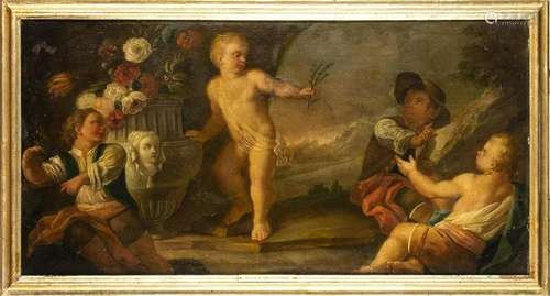 NEAPOLITAN SCHOOL, 18th CENTURY: a) Children playing,