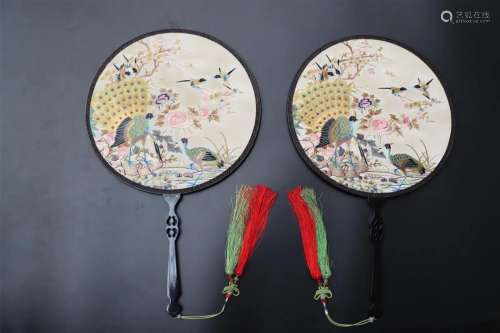 Palace Embroidery Fan, Daoguang Reign Period