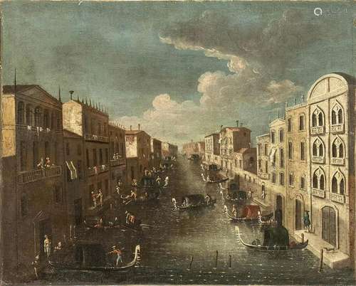 AMBIT OF GABRIELE BELLA (Venice, 1720 - 1799): View of