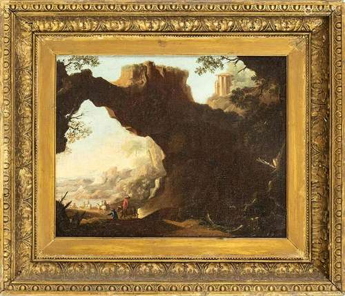 NEAPOLITAN ARTIST, LATE 17th CENTURY: Fantasy landscape