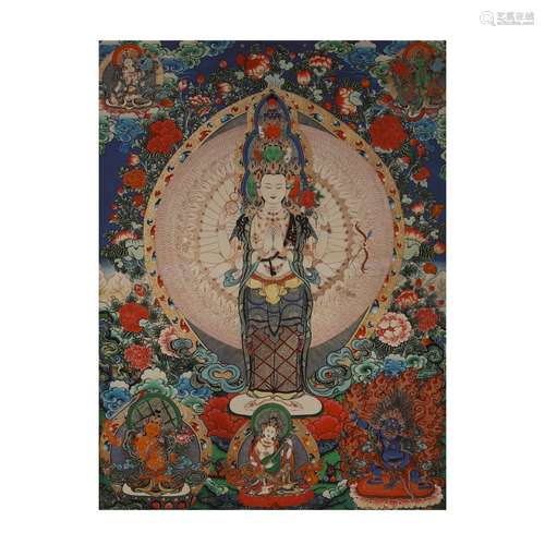 Ancient Chinese Thangka