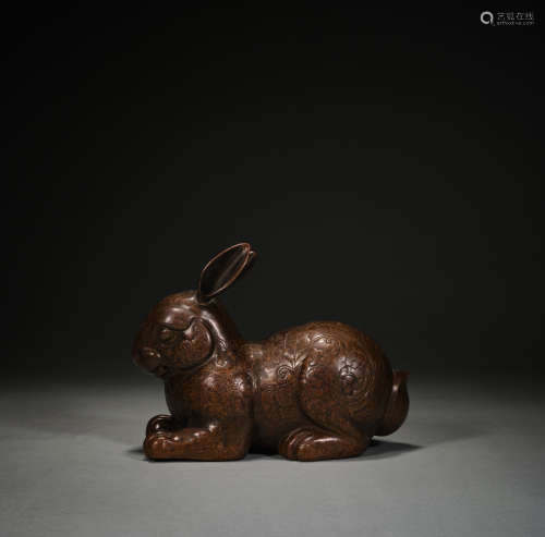 Ancient Chinese copper rabbit