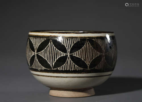 cizhou kiln coin grain bowl