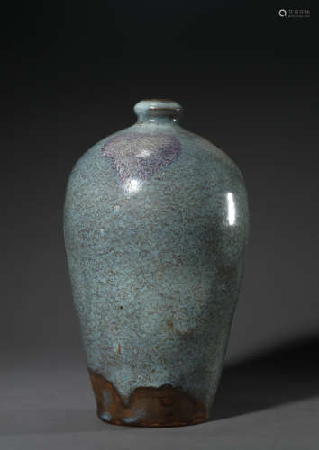 Jun porcelain kiln glazed plum vase