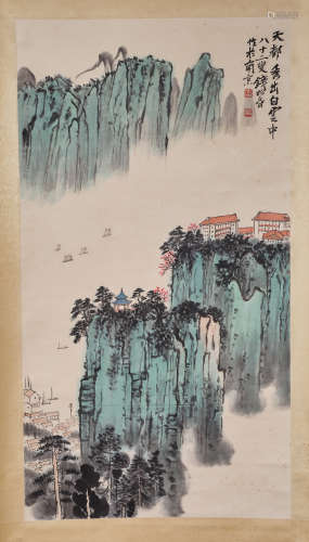 Qian Songyan, Chinese landscape painting