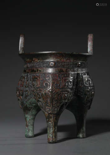 Ancient Chinese copper wine ware