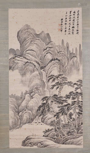 Wang Hui, a Chinese landscape painting