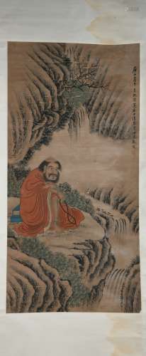 Painting:Bodhidharma by Pan Gongshou