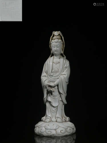 Dehua White Porcelain Statue of Avalokitesvara