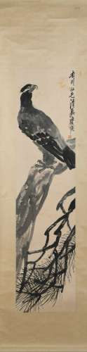 Painting : Pine and Eagle by Qi Baishi