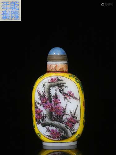 Coloured Glaze Snuff Bottle