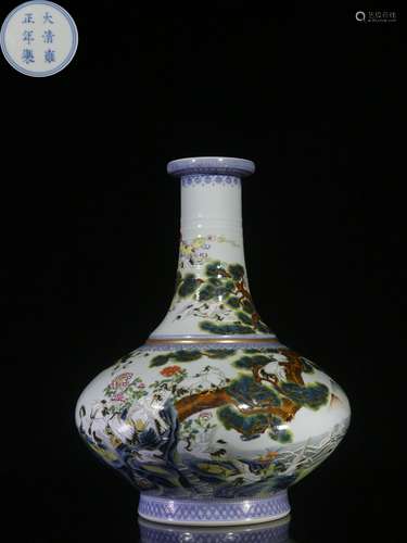 Chinese Famille Rose Vase