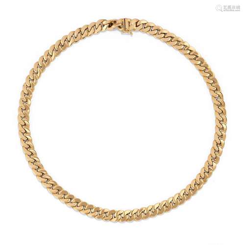 A 18K yellow gold necklace