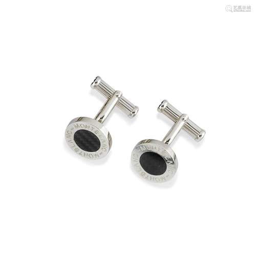 Montblanc - Steel cufflinks, Montblanc