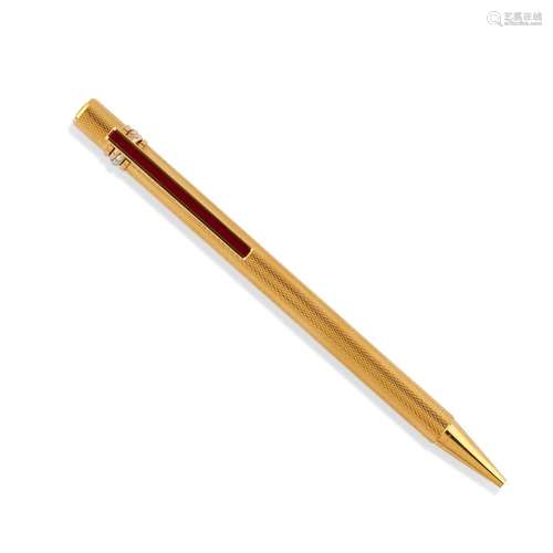 Cartier - "Must de Cartier" gold plated ball point...