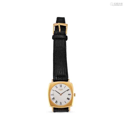 Longines - A 18K yellow gold man's wristwatch, Longines