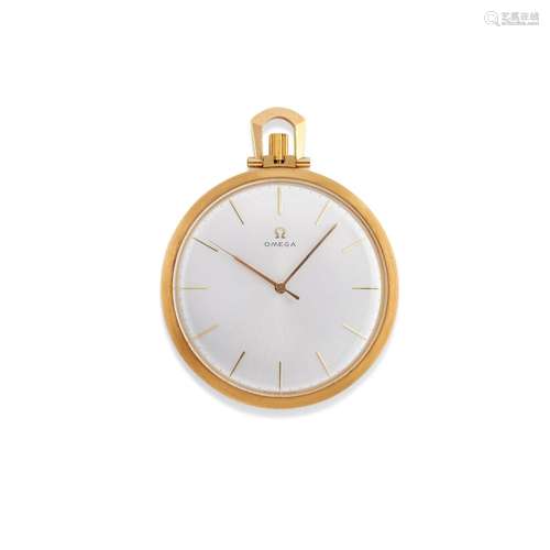 Omega - A 18K yellow gold pocket watch, Omega