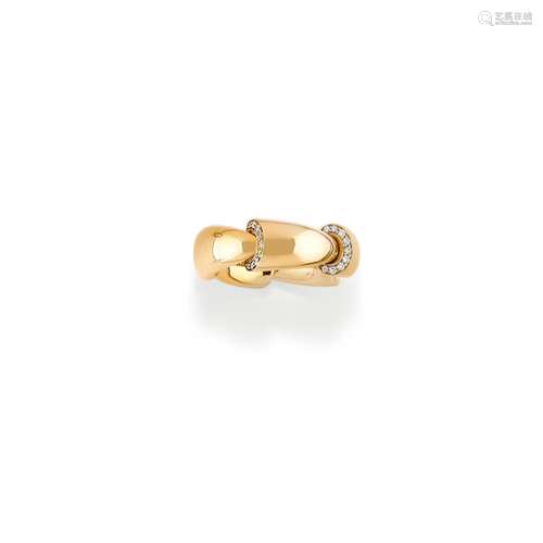 Vhernier - A 18K yellow gold and diamond ring, Vhernier