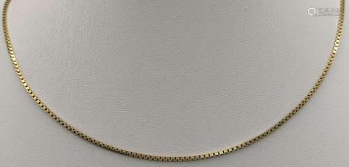 Venetian necklace, 585/14K yellow gold, spring rin…