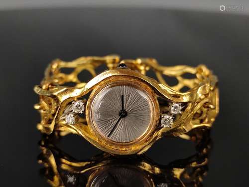 Wrist watch, MAAR goldsmith work, Radolfzell, open…