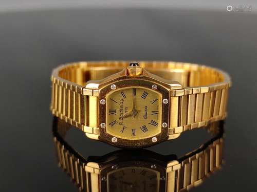 Wrist watch, A. Barthelay, Paris, dial with Roman …