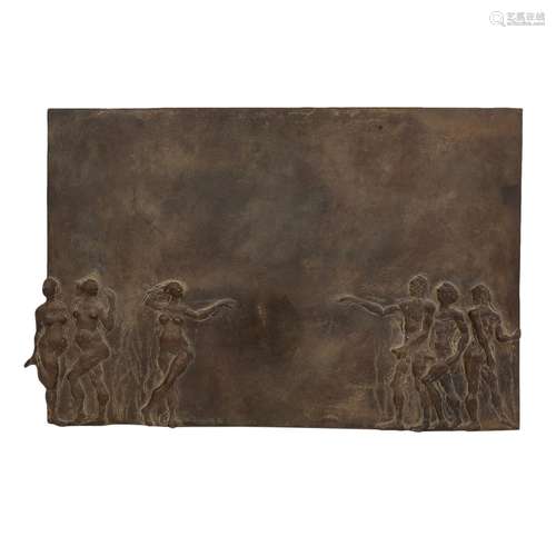 NUSS, KARL ULRICH (geb. 1943), Bronzerelief "Frauen und...