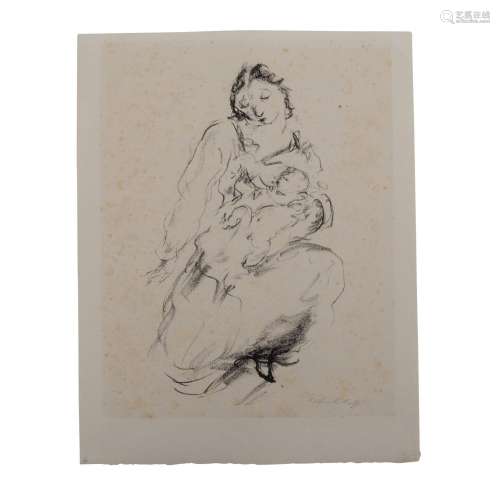 KOHLHOFF, WILHELM (1893-1971), "Madonna mit Kind",