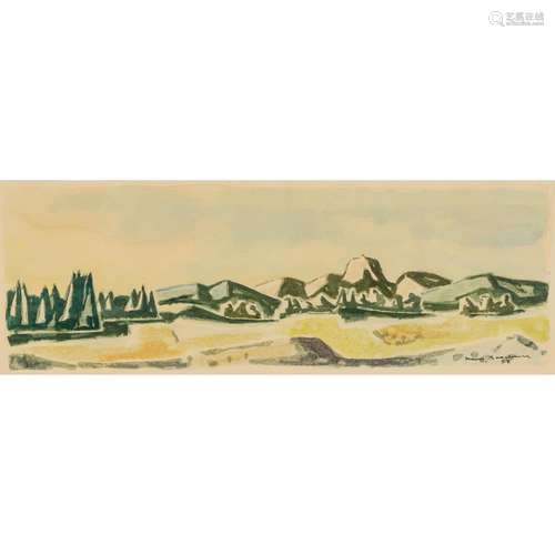 GASSEBNER, HANS (1902-1966), "Kärntner Landschaft, Reis...