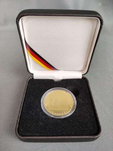 100 Euro gold coin, UNESCO World Heritage, Aachen …